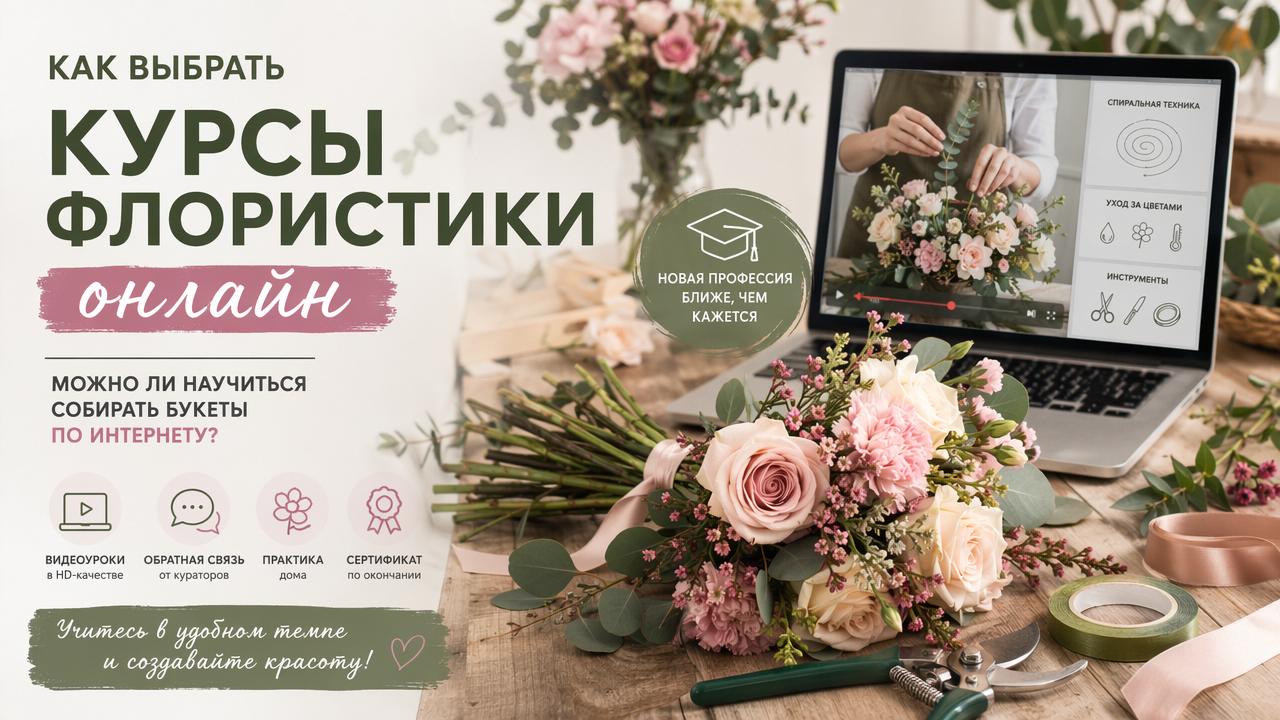 Курсы флористики онлайн: как выбрать и можно ли обучиться дома сервис Darchik