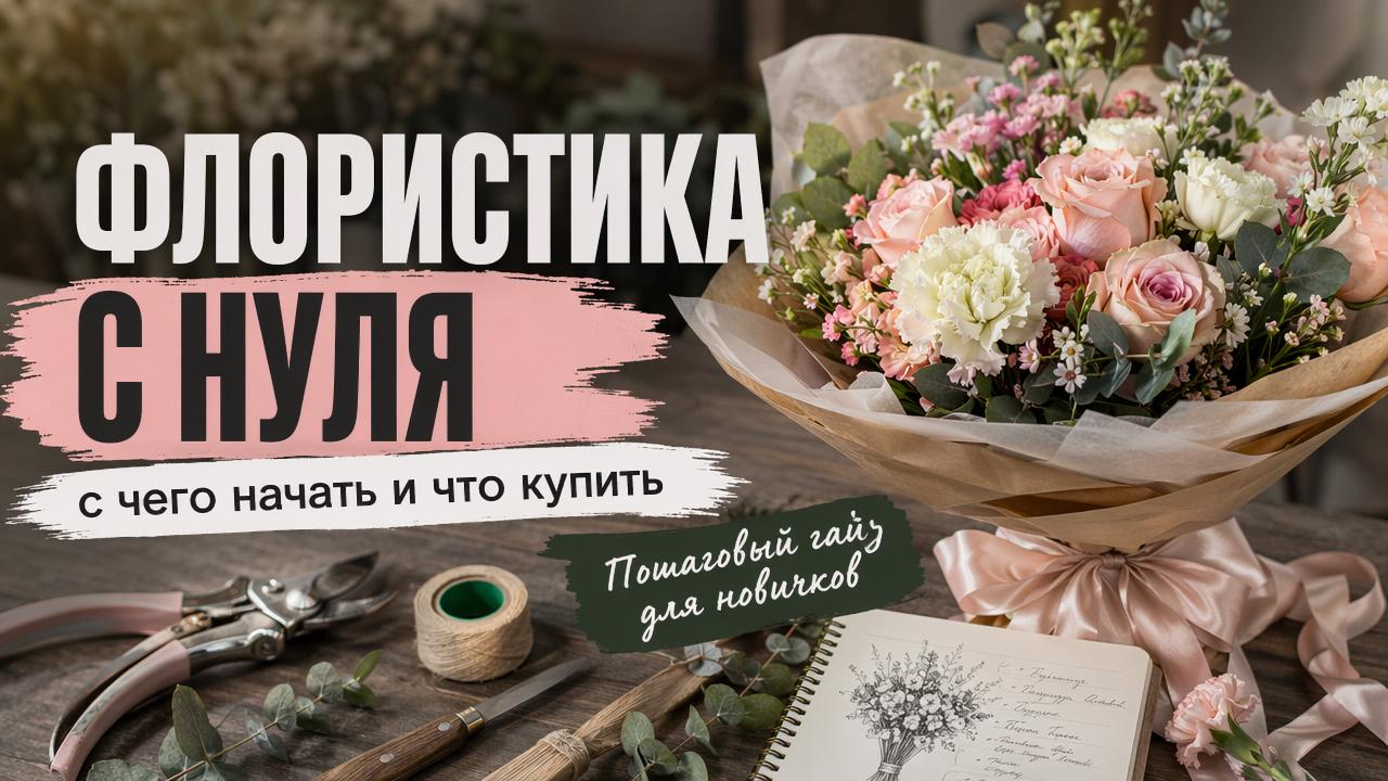 Флористика с нуля: с чего начать обучение дома и что купить сервис Darchik