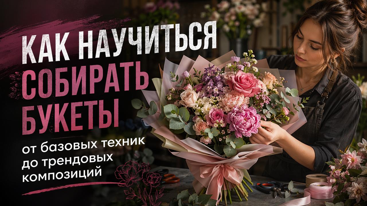 Как научиться собирать букеты: основы и онлайн-обучение сервис Darchik