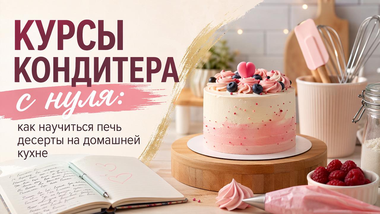 Курсы кондитера онлайн: как научиться печь торты с нуля сервис Darchik