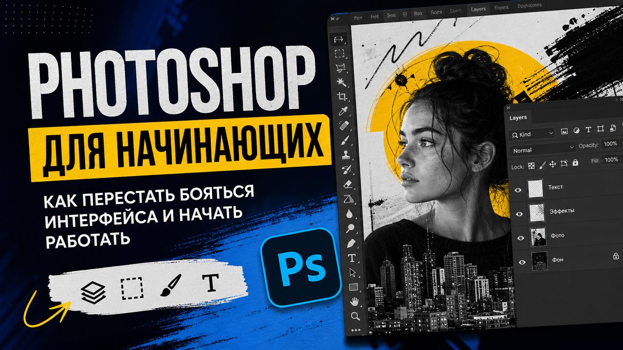 Photoshop для начинающих: как освоить базу и не запутаться сервис Darchik