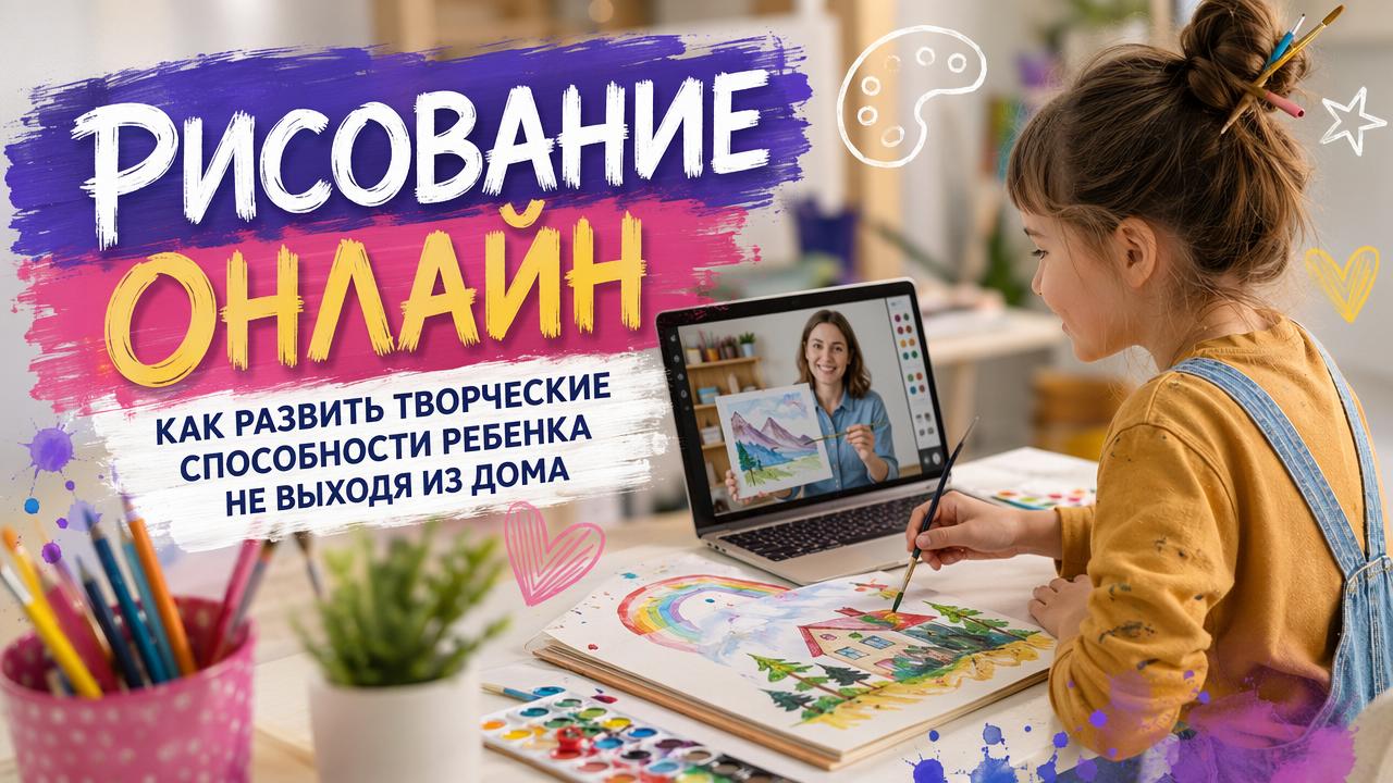 Рисование для детей онлайн: польза, материалы и форматы курсов сервис Darchik