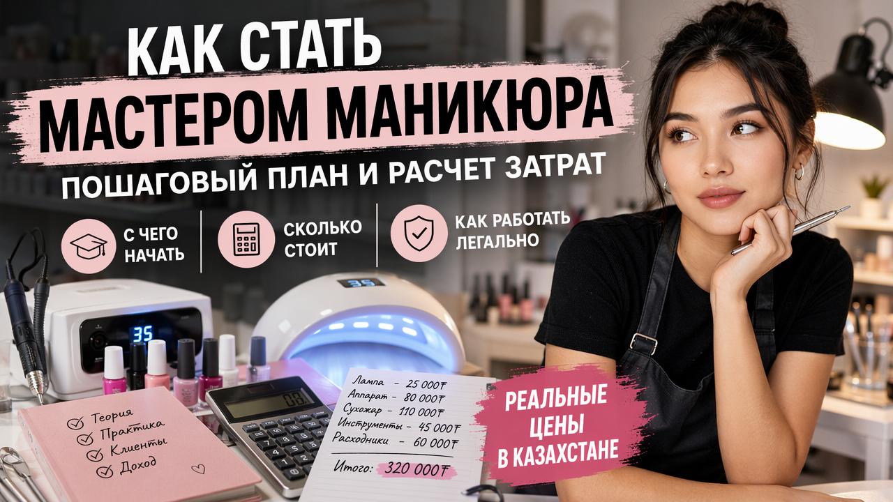 Как стать мастером маникюра в Казахстане: с чего начать и цены сервис Darchik