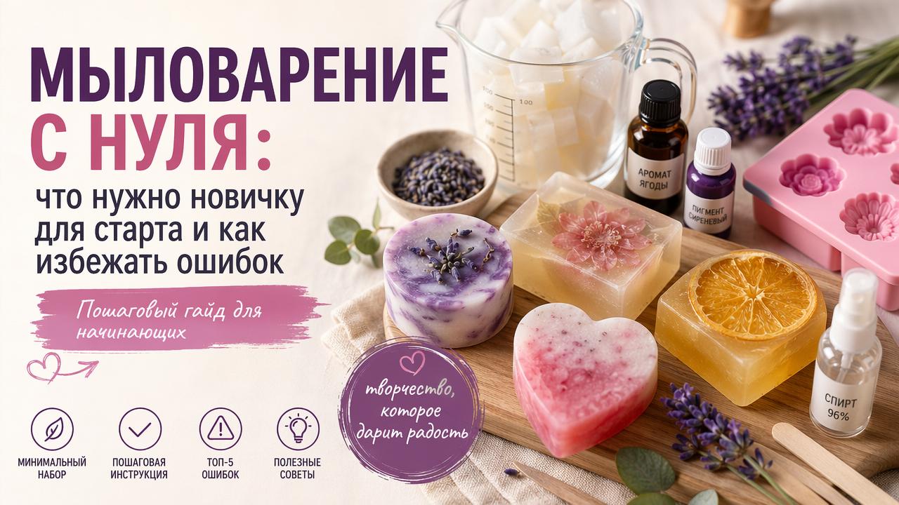 Мыловарение с нуля: базовый набор и частые ошибки новичков сервис Darchik