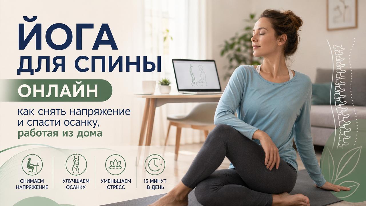 Йога для спины онлайн: как снять боль и улучшить осанку дома сервис Darchik